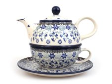 Teekanne & Tasse mit Untertasse 0,6+0,25 l   Gefrorene Wiese