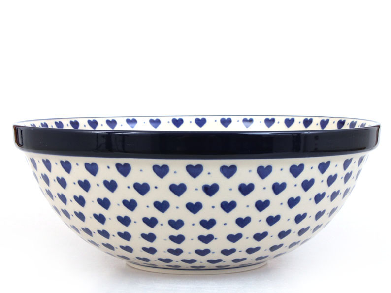 Bowl CLASSIC  28 cm (11")   Blue Hearts