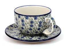 Cup with Saucer 0,35 l (13 oz) Lobelia