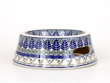 Pet Bowl for Dogs   Blue Leaves