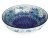 miska nízká 22 cm   Modré léto  UNIKÁT