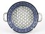 Round Baking Dish 25 cm (10")   Blue Leaves