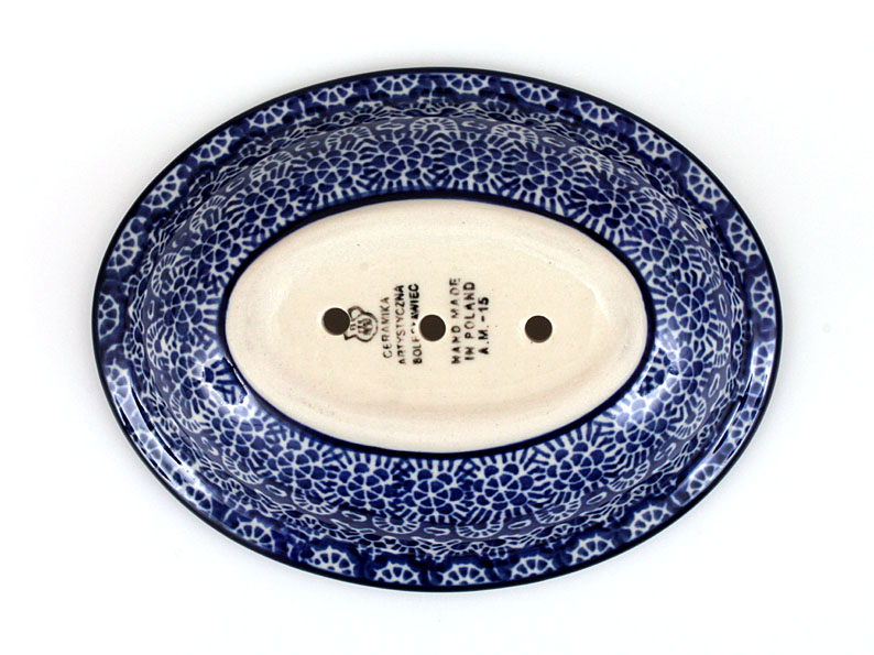 mýdelnička s otvory 14 cm   Krajka