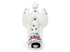 Candle Holder Angel  22 cm (9")   Hibiscus