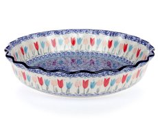 koláčová forma vyšší 28 cm   Růžové tulipány