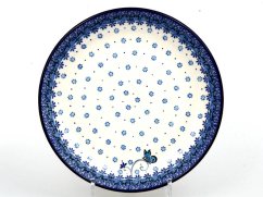 Shallow Plate 25 cm (10")   Butterfly on Straw