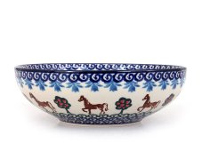 Low Bowl  17 cm (7")   Horses