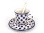 Mocca Cup with Saucer 0,06 l (2 oz)   Dots