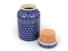 Jar with Cork Lid 18 cm (7") Lace