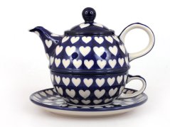 One-cup Teapot 0,6 l+0,25 l   Hearts
