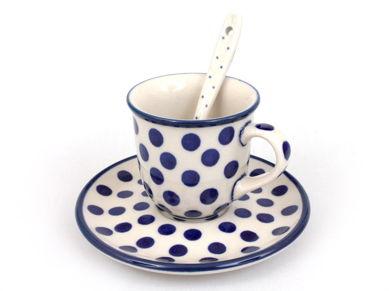 Mocca Cup with Saucer 0,06 l (2 oz)   Dots