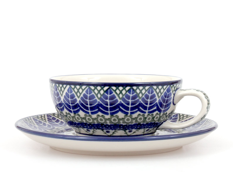 One-cup Teapot 0,6 l+0,25 l   Blue Leaves