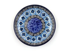 Teabag Plate 10 cm (4")   Aztec Sun blue