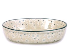 oválek 24 cm Sněhové květy