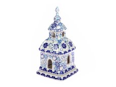 Kapelle Windlicht 15 cm   Symphonie UNIKAT