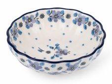 miska vlnitá 12 cm   Blue and white