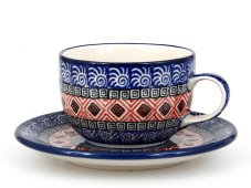 Tasse mit Untertasse 0,2 l   Aztec Sonne