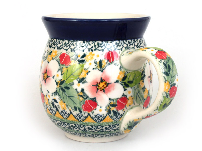 Bubble Mug 0,5 l (16 oz)   Apple Blossoms UNIKAT