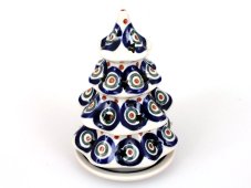 Tree Candle Holder 15 cm (6")   Peacock
