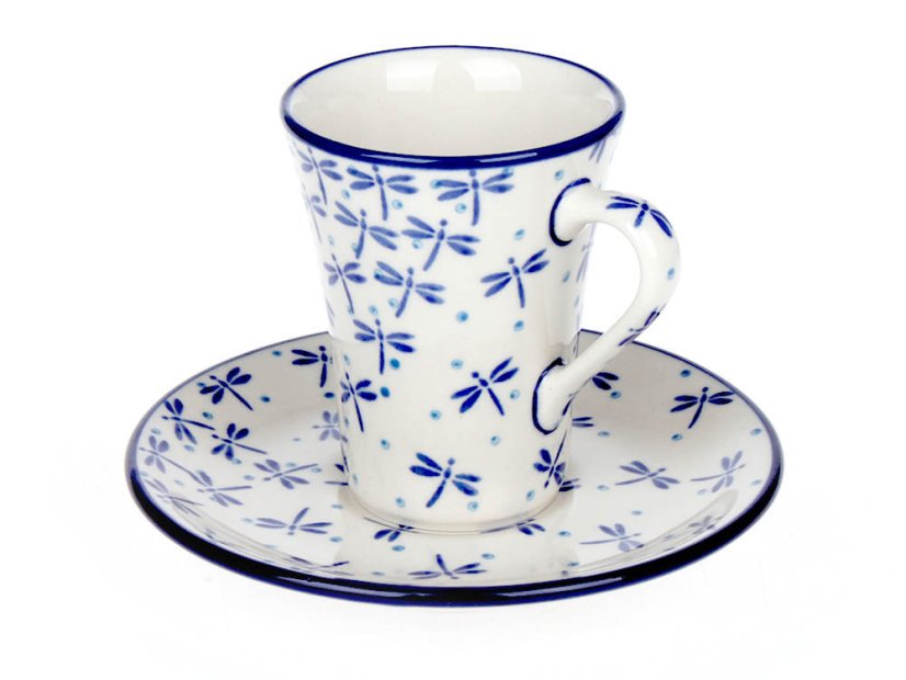 Cup with Saucer 0,13 l (4.3 oz)   Damselfly