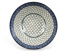 Large Bowl CLASSIC 33 cm (13") Blue Leaves