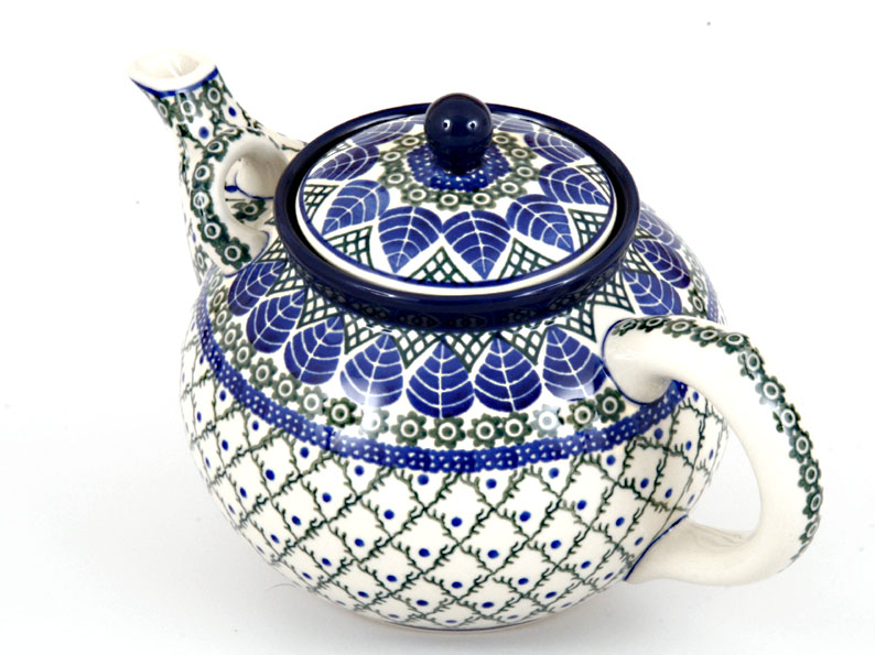 Teekanne 1,8 l   Blaue Blätter