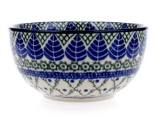 Bowl 14 cm (5")   Blue Leaves