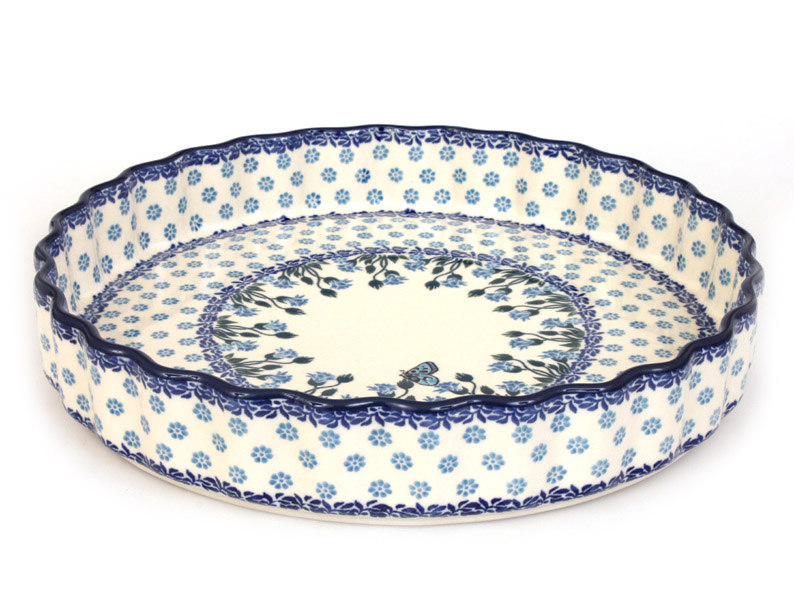 Pie Baking Dish 29 cm (11")   Meadow Butterfly