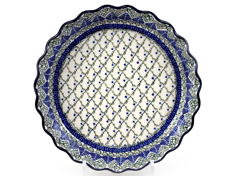 Kuchenform 26 cm   Blaue Blätter