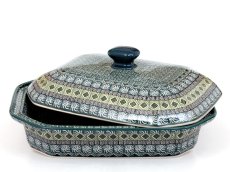 Baking Dish with Lid 31 cm (12")   Aztec Sun green