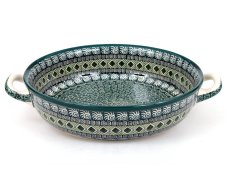 Round Baking Dish 31 cm (12") Aztec Sun green