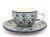 Cup with Saucer 0,1 l (4 oz)   Lobelia