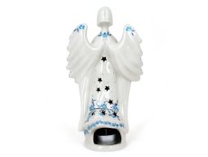 Candle Holder Angel  22 cm (9")   Doves