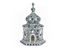 "Curch" Candle Holder 17 cm (7") Lobelia