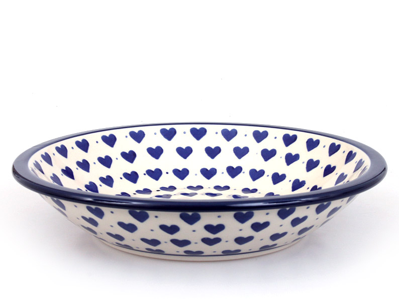 Soup Plate 21 cm (8")   Blue Hearts