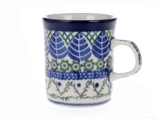Espressobecher 0,15 l Blaue Blätter