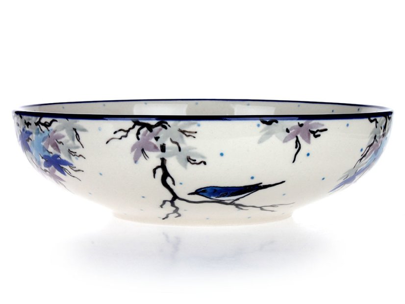 Low Bowl  22 cm (9")   Japanese Garden UNIKAT