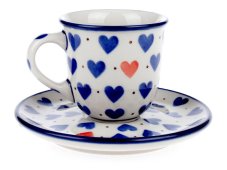 Mocca Cup with Saucer 0,06 l (2 oz) In Love
