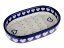 Soap Dish Oval 14 cm (5.5")   Hearts