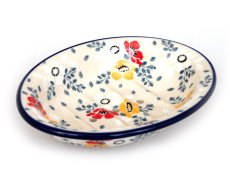 Seifenschale oval 14 cm Bukett