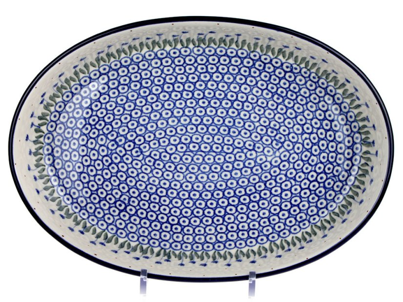 ovál s víkem 36 cm   Konvalinky