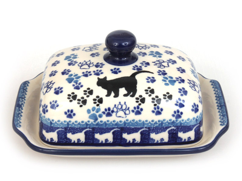 Butterdose   Schwarze Katze