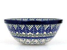 Schüssel KLASSIK 17 cm   Blaue Blätter