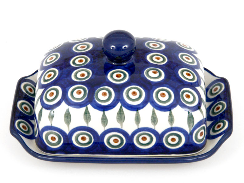 Butter Dish   Peacock