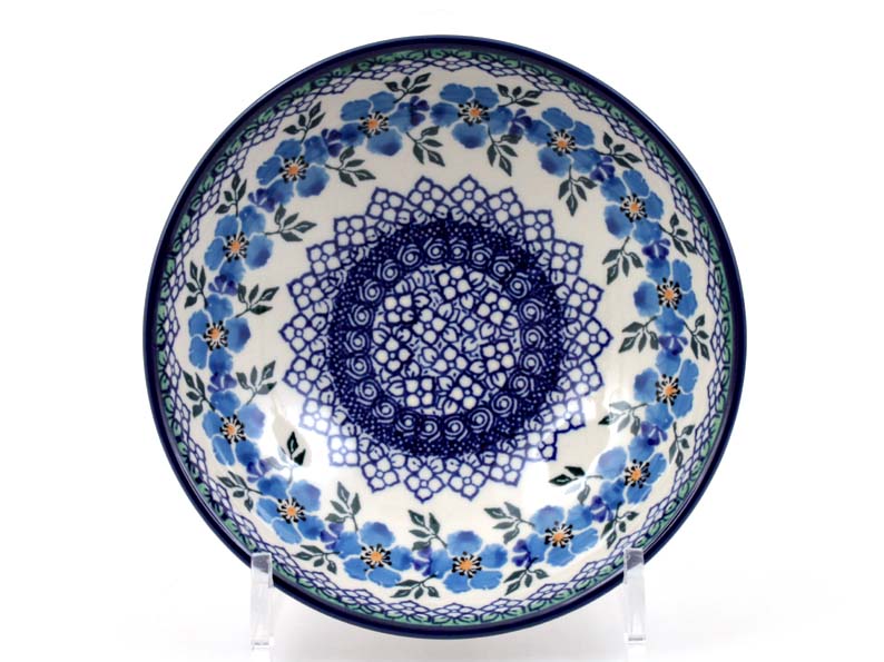 Low Bowl  17 cm (7")   Blue Rose