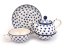 One-cup Teapot 0,6 l+0,25 l   Blue Hearts