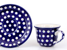 Tasse mit Untertasse 0,15 l   Fischaugen