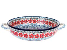 zapékací miska kulatá s uchy 27 cm   Ibišek