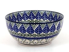 Bowl 16 cm (6.5")   Blue Leaves