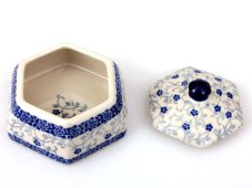 dózička šestihranná 10 cm Romance